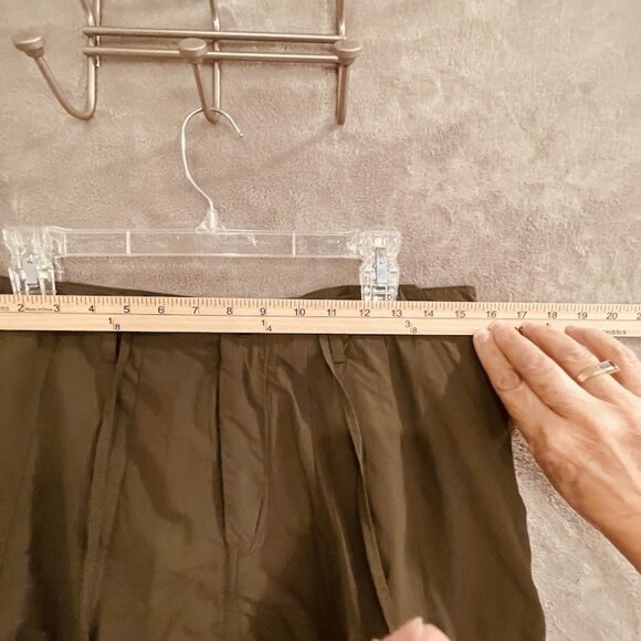 Halara Pants Womens Medium Olive Green Harem Cargo Parachute Nylon Utility - Picture 16 of 16